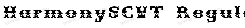 HarmonySCVT Regular字体转换